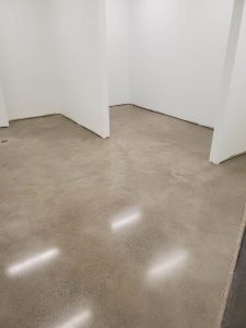 Polished Concrete Industrial Manufacturing Facility Restroom, Easthampton MA 1